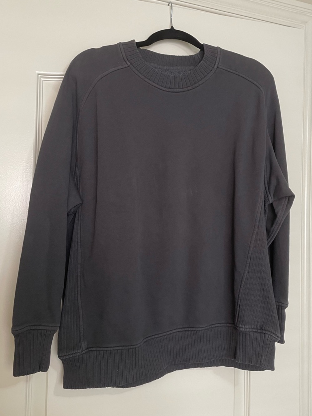 Aerie Down to Earth Crew Sweatshirt Pullover Gray XS